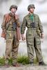Alpine Miniatures 1/35 WWII British Royal 4th/7th Dragoon Guards Tank Battalion Tank Officer Set (2 Figures) Resin Kit AM35329 (Personnel)