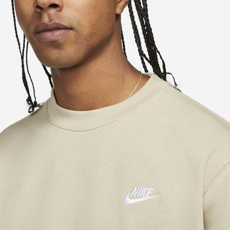 Nike Logo Crewneck Long Sleeve Sweatshirt Men Sweatshirt Lavender BV2666-206