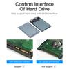 Xiaomi Transparent 2.5 Inch HDD Enclosure SSD SATA to USB 3.0 Type-C 3.1 Portable External Hard Drive Case Tool-Free
