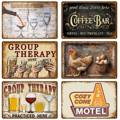 Retro Plates Poster Metal Sign Wall Art Mural Room Home Decoration Decor Vintage Tin Sign Mancave Signboard Bar Garage Plate Bar