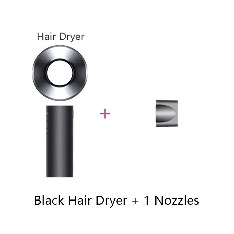 

Безлистный профессиональный фен для волос с отрицательными ионами, быстрая сушка для салона, бытовая техника, постоянная температура, уход за волосами EU серый