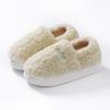 Bag heel cotton shoes autumn and winter fleece mop indoor home thick-soled couple warm and comfortable cotton slippers