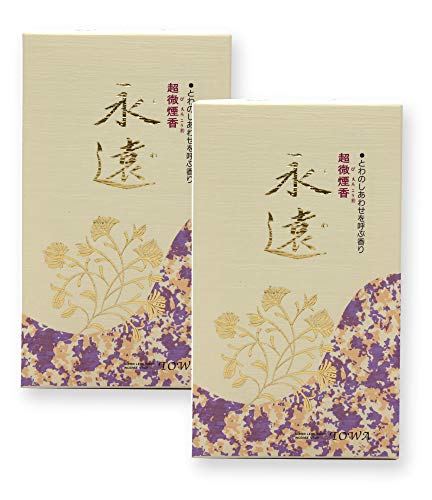 Eternal Incense Sticks, 2 Boxes, Floral and Refreshing Scent, Almost Smokeless, Fragrance Sticks
