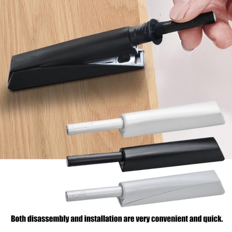 Magnetic Touch Catches Push Open Cabinet Door Hardware Not Needed Handle Smooth Quiet Operation Cupboard Latches for Home