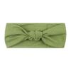 New baby headband headband, children's plain bow headscarf hair accessories, baby knotted headband.