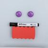 Adjustable Height Tempered Glass Magnetic Dry Erase Whiteboard, 90 x 60 cm, School Supplies or Office Decor, Includes 2 Magnets 2 Markers 1 Eraser