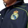 Adidas Real Madrid 2025-26 Urban Purist Windbreaker Zip Stripe Long Sleeve Jacket Men jackets Ocean-Blue JF2576