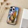 Funny Chicken Joe Surf     Phone Case For iPhone 17,16,15,14,13,12,11,Pro Max,Plus Candy Silver Cover