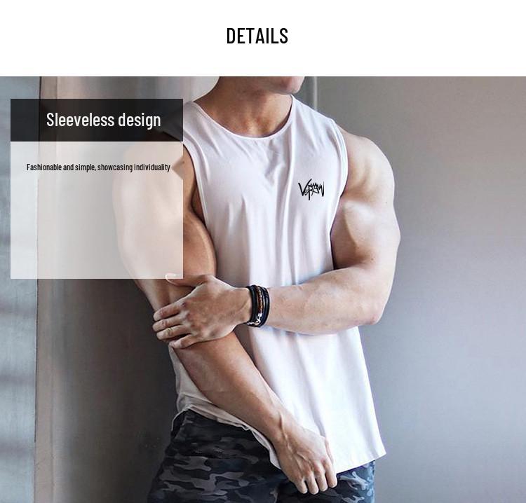 Men's Quick-Dry Slim Fit Tank Top - Trendy 2021 Sports Running Sleeveless T-Shirt