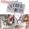 5/200pcs Drain Strainer Cover Hair Stopper, Disposable Shower Drain Hair Catcher, Disposable Hair Catchers For Shower, Floor Si
