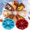 Silicone Cake Pan Triangle Cake Mould Non-Stick 8-Cavity Triangle Scone Pan for Cornbread Brownies Muffins Kitchen Baking Mould