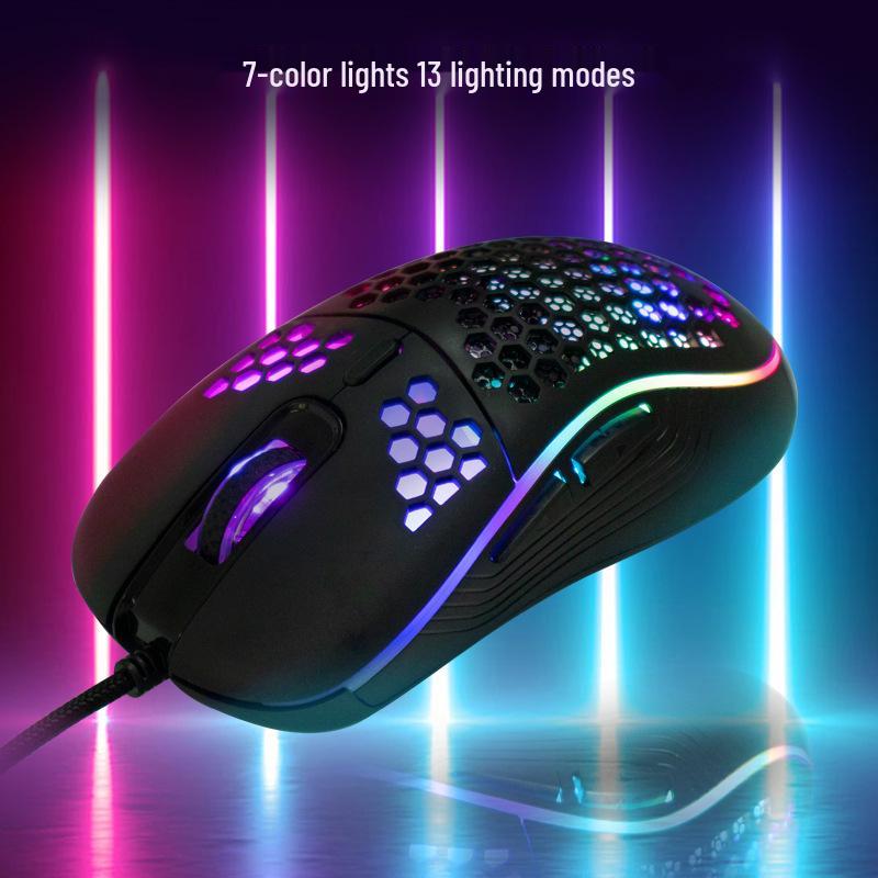 RGB Wireless Gaming & Office Mouse, 7200 DPI, Wired/Wireless for Esports