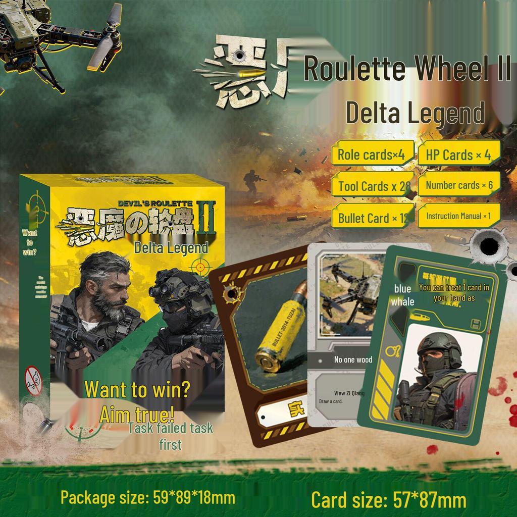 Devil's Roulette: Delta Legend - Interactive Team Battle Board Game