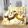 1pc,"Charming Chip 'n' Dale Throw Blanket Perfect for Home Decor, Couch Cover, Outdoor Use, Travel , Office Nap