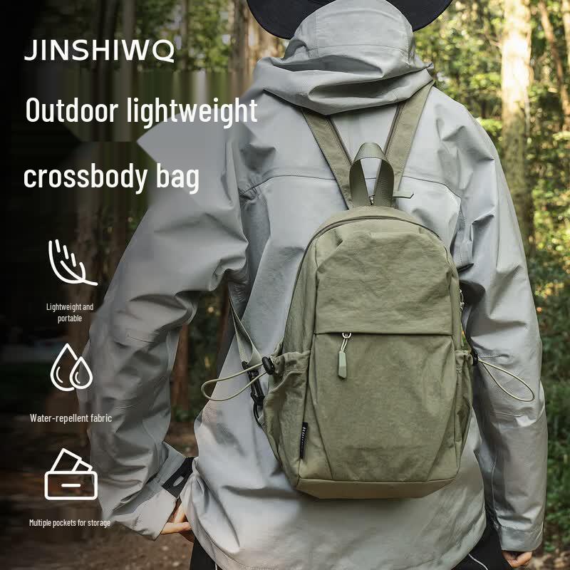 JINSHIWQ Versatile Outdoor Travel Chest Bag & Small Backpack