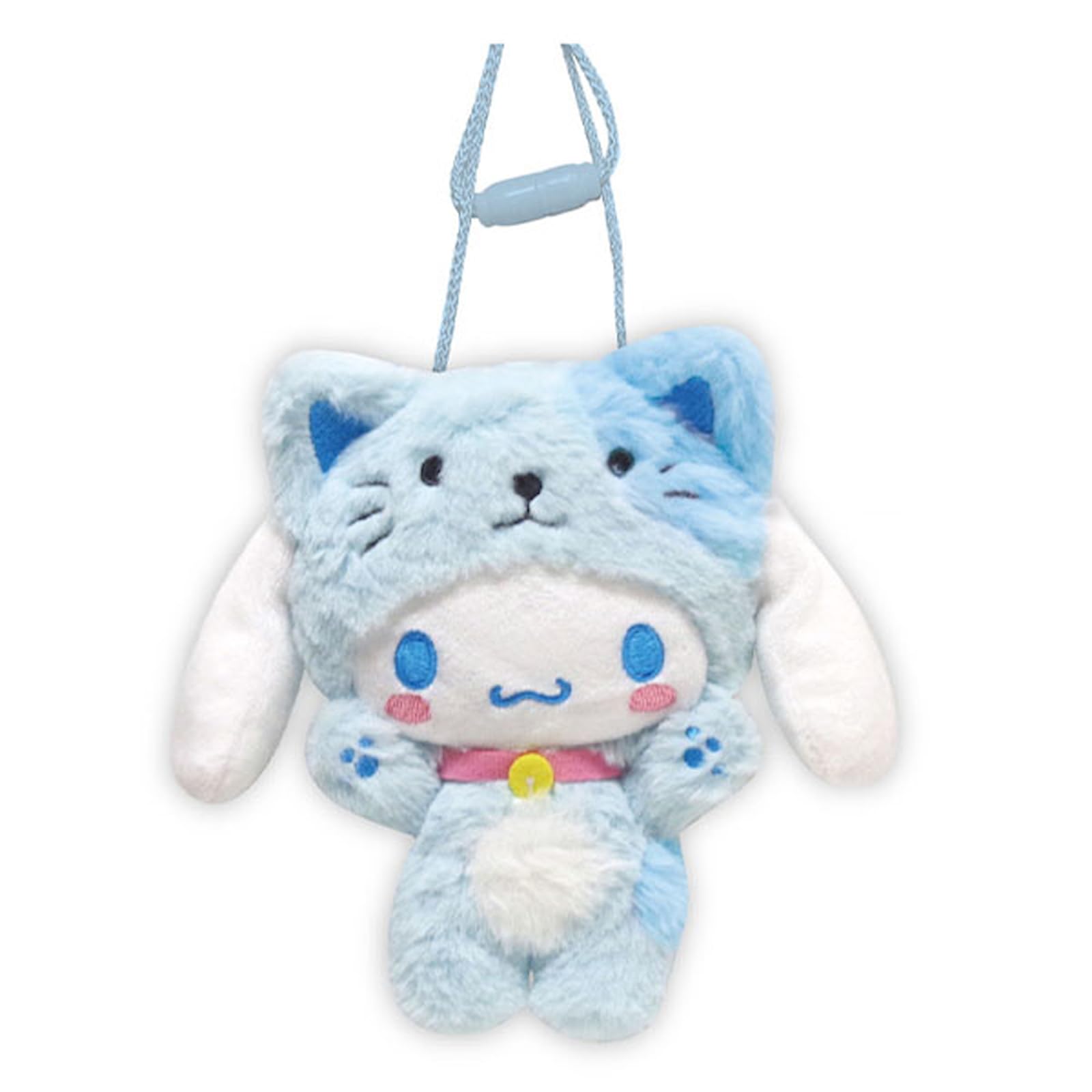 

K Company Sanrio Characters Plush Neck Cinnamoroll (Banzai Series) Pouch, (Cat) SAB-NNP-CN
