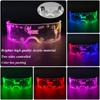 New Acrylic Luminous Glowing Cyberpunk Glasses LED Light Up Halloween Party Glasses Bar Club Props Neon Glasses Supplies