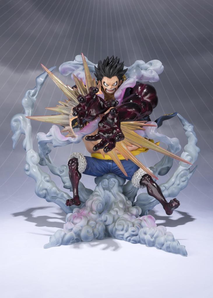 TAMASHII NATIONS Figuarts ZERO ONE PIECE Monkey D. Luffy Gear 4 Lion Bazooka Reissue 180mm ABS PVC Painted Figure