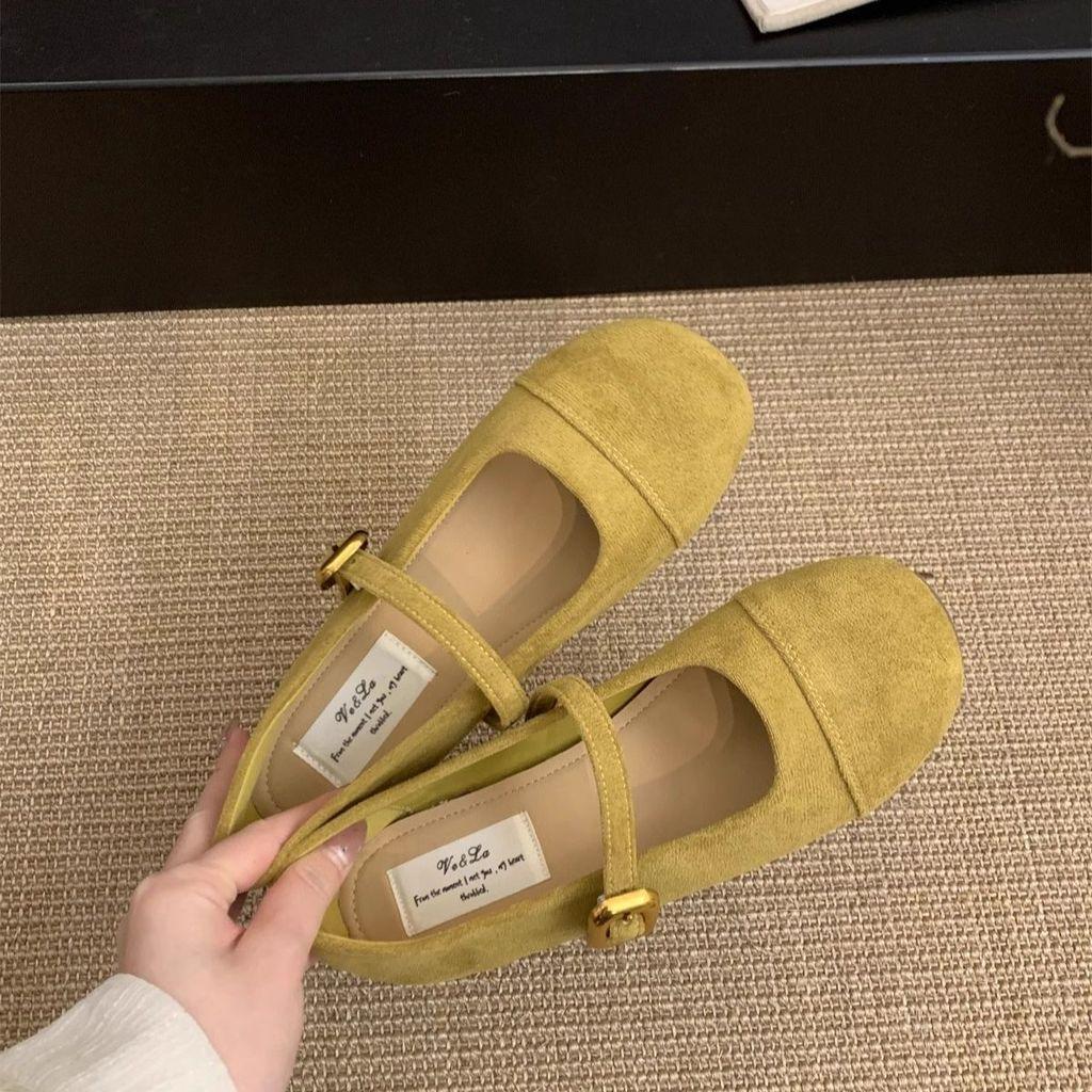 Mary Jane Flat Shoes For Women Spring Pu Casual Daily Wear