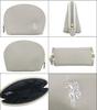 POLO POLO Small items Light gray PU leather round mini pouch for women [U.S. ASSN.] U.S. ASSN. (pouch) USPA-2637 [Brand] [Product]