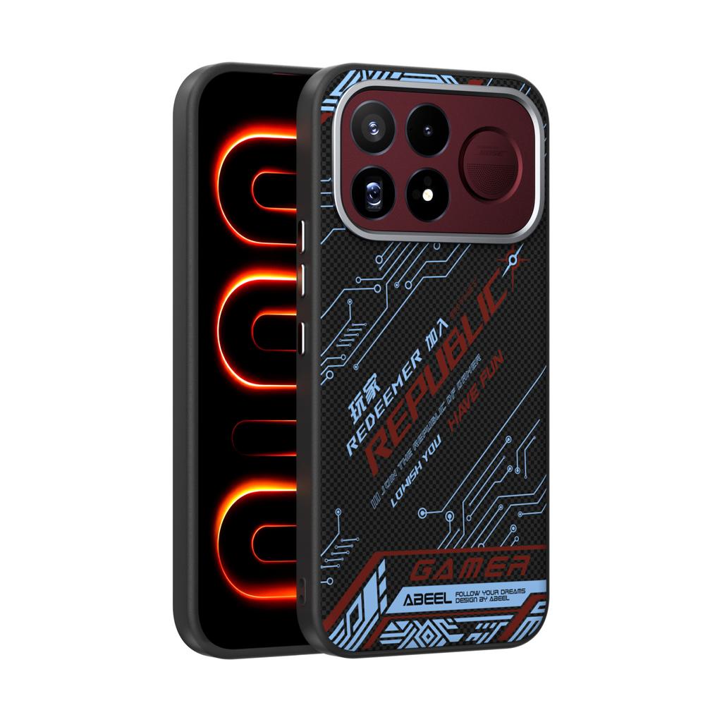 Kevlar Carbon Fiber Texture Magnetic Phone Case for Xiaomi Poco F9 Ultra F8 Pro K100 Pro MAX Hard Shockproof Anti Scratch Protective Cover