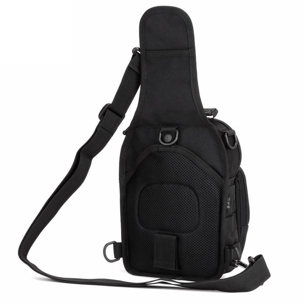 Pasuje na iPad dostupný v 7 ideální pro crossbody outdoorový černý [PHOENIX IKKI] 4cestný design, 4 barvy, maskáčový, voděodolný, prodyšný, unisex,