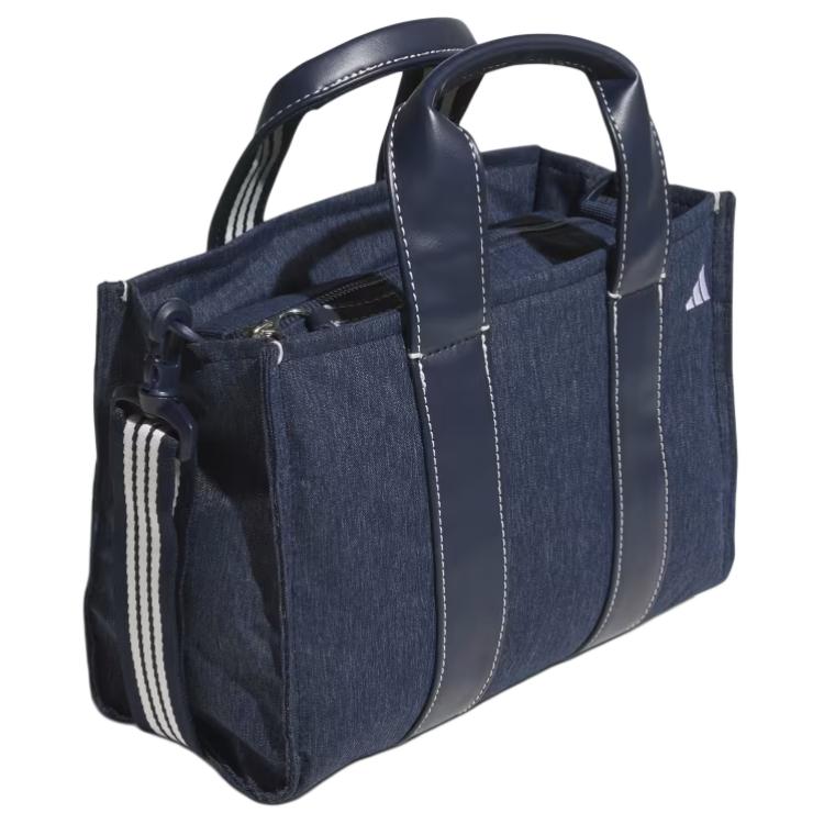 New Adidas Polyamide One Shoulder Handbag Unisex Blue JF4647