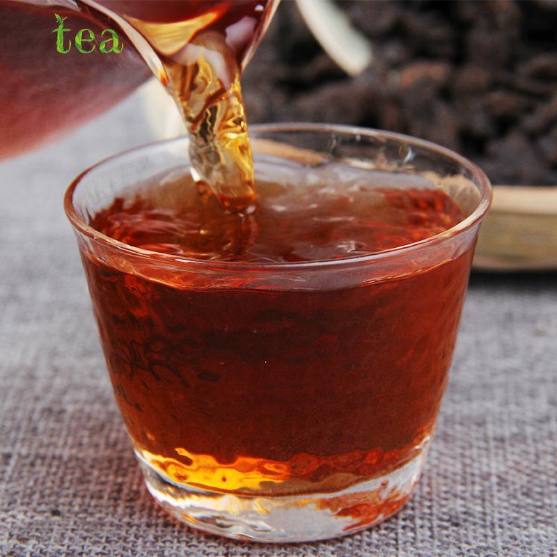 Aged Pu'er Tea, Crushed Silver, Glutinous Fragrance, Old Tea Head 500g, Handmade Bamboo Basket