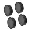 4 Pair Camera Rear Lens Cap Cover and Body Cap Set for M42 Screw Mount Camera Accessories