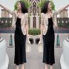 Italian Women's Suit Jacket and Camisole Dress Set - Spring Edition