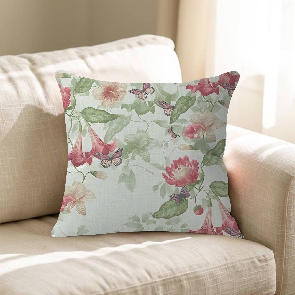 Fresh Green Pears Cushion Cover Pillowcase Upholstery Sofa Throw Pillow Home Decor Pillowcas