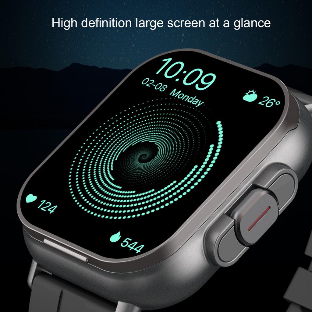 Smart Watch HD Screen Sleep Detection Sedentary Reminder 2 in 1 Fitness Touch Screen Smart Watch for Sleep for Android