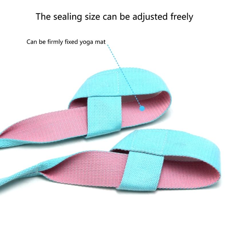 Elastic Yoga Mat Carry Strap Yoga Mat Belt Fitness Exercise Stretch Carry Straps NonSlip Mat Holder Stretching Band