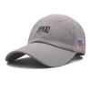 Popular USA Classic Black and White Curved Brim Male and Female Couples Cap Baseball Cap American Flag