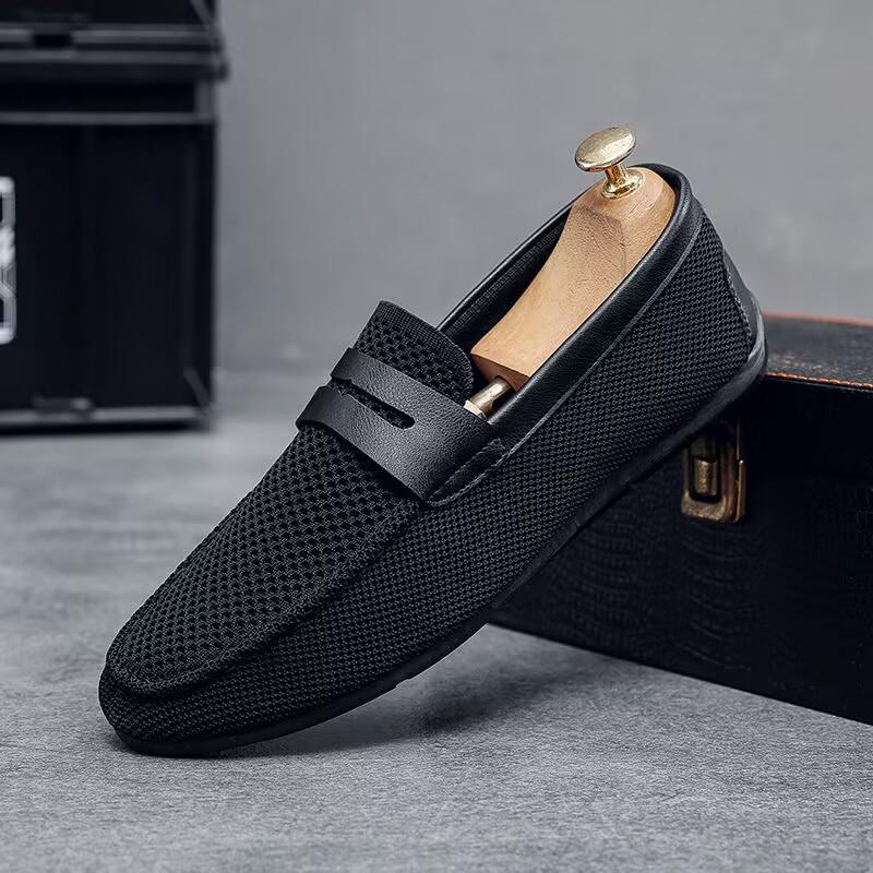Men s Fashion Shoes 2026 New Men s Shoes Summer Business Men s Shoes Men s Casual Shoes Low Top Slip-On Shoes Trendy Shoes 39