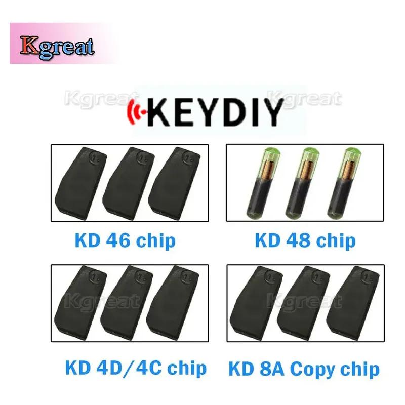 5 10pcs KEYDIY Car Key Chip KD 4C/4D KD 48 KD 46 4C 4D 46 48 8A Copy Transponder for KEYDIY KDX2 Key Programmer Transponder Chip KD48 Chip