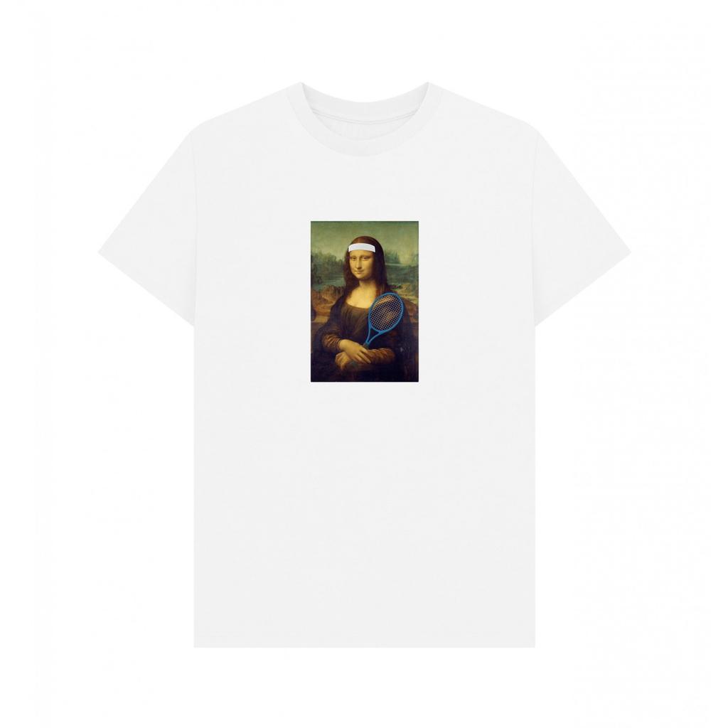Apoh Unisex Adult Mona Lisa Tennis T-Shirt