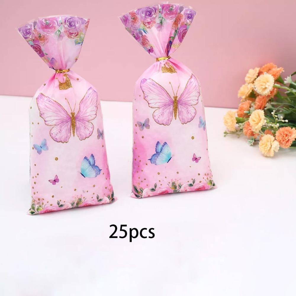 

25 шт. Портативный декор для дня рождения, подарочный пакет, большая вместимость, пакеты для упаковки подарков style 3