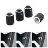 4pcs Rhinestones Tire Valves  Caps General  Dustproof & Rustproof Tire Caps Decorative Car Valves  Caps for Car & Bike