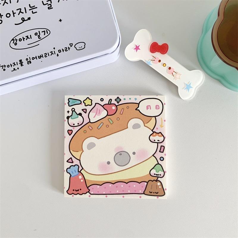 50sheet Cute Cat Memo Pad Amercian Style Lovely Kitten Sticky Note 8*8cm Kawaii Stationery Scrapbook Decorative Paper Student