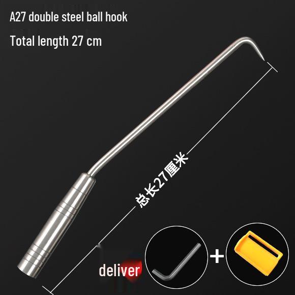 Stainless Steel Double Ball Bearing Tie Wire Hook for Rebar Workers