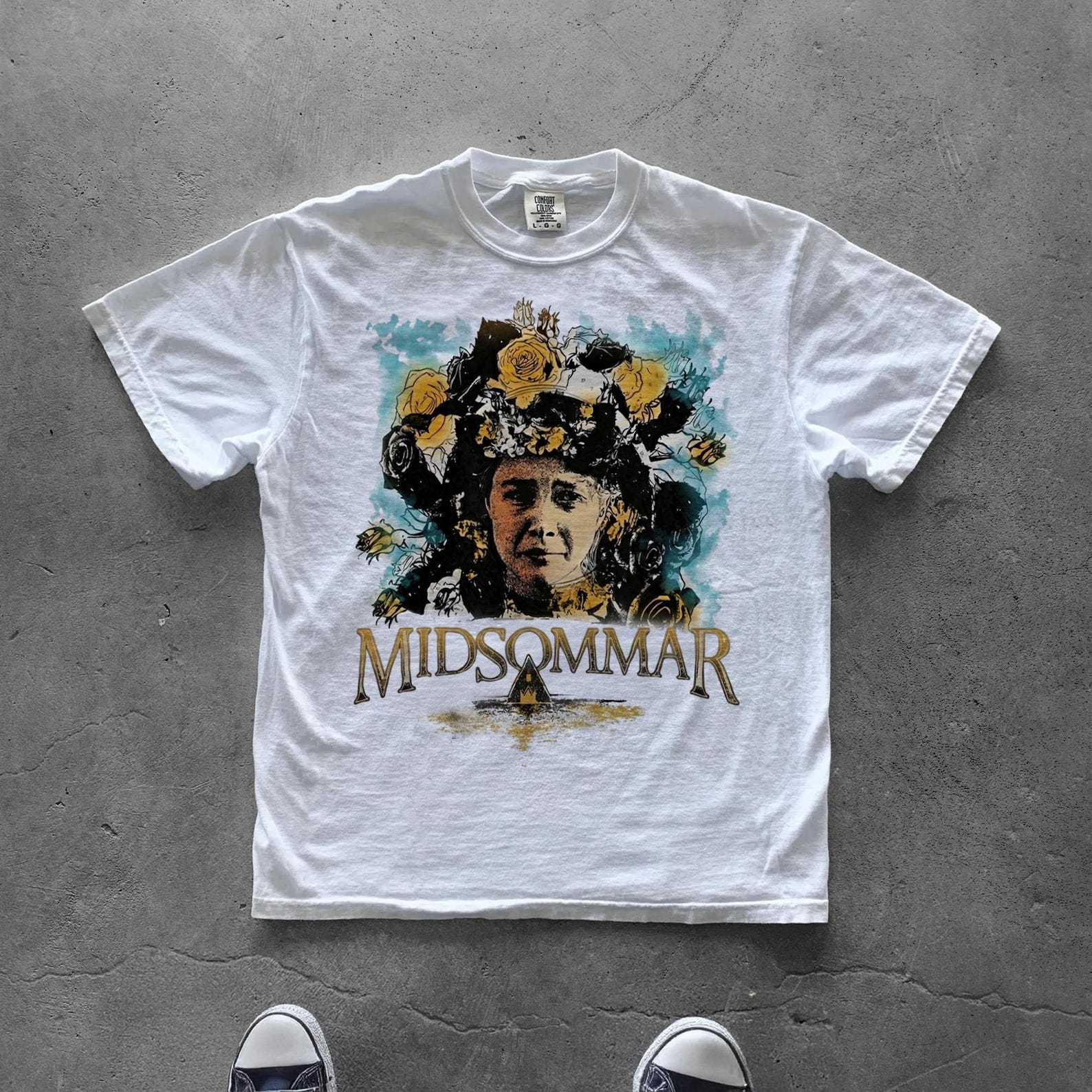 Midsommar Graphic Tee, Ari Aster Horror Film Shirt, A24 Cult Classic Movie S