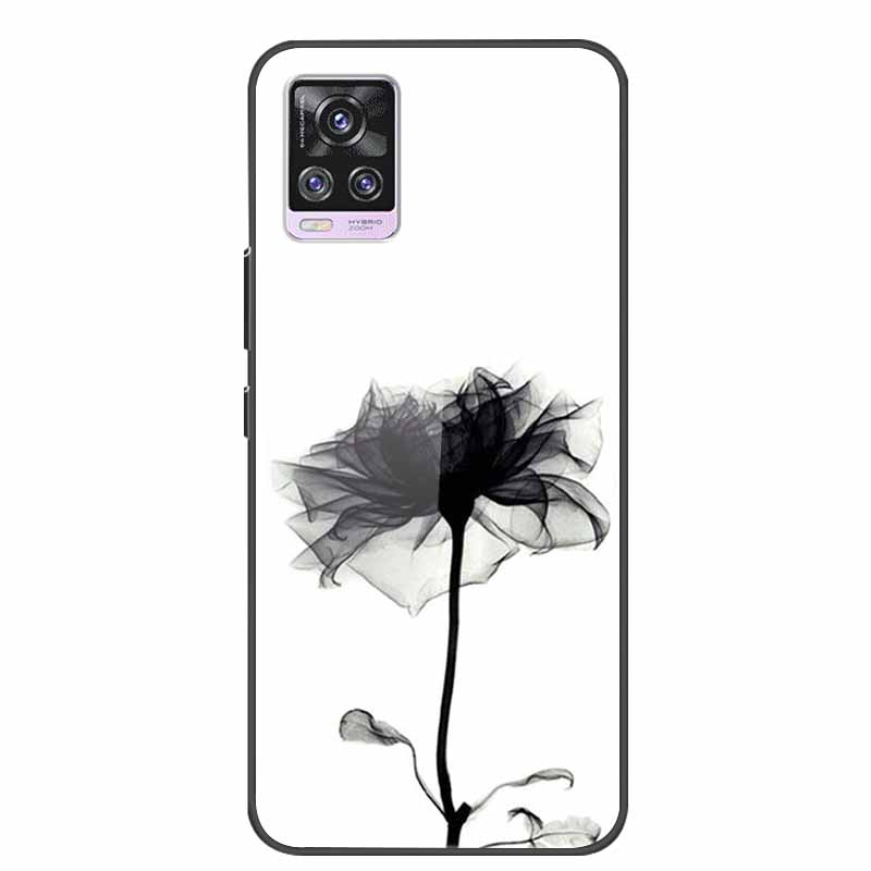 For Vivo V20 Pro Phone Case V 20 Pro Soft Bumper Tempered Glass Hard Back Covers Cases For Vivo V20 Pro Case 6.44" Coque Fundas