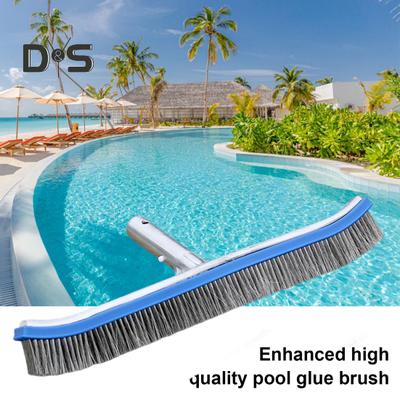 Pool Brush Head Stainless Steel Wire Pool Brush with Curved Ends for Corners Swimming Pool Brushes for Tiles Steps Floors