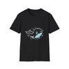 Whale Cute Cartoon Kawaii Black Tee Ocean Marine Graphic T-Shirt