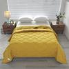 INS Skin-Friendly Washable Cotton Summer Quilt - Brushed Flannel Cooling Blanket for Dorms