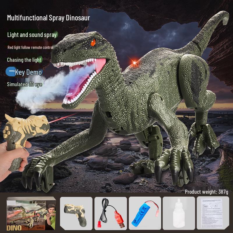 Children's 2.4G Wireless Remote Control Mechanical Dinosaur with Lights and Sound