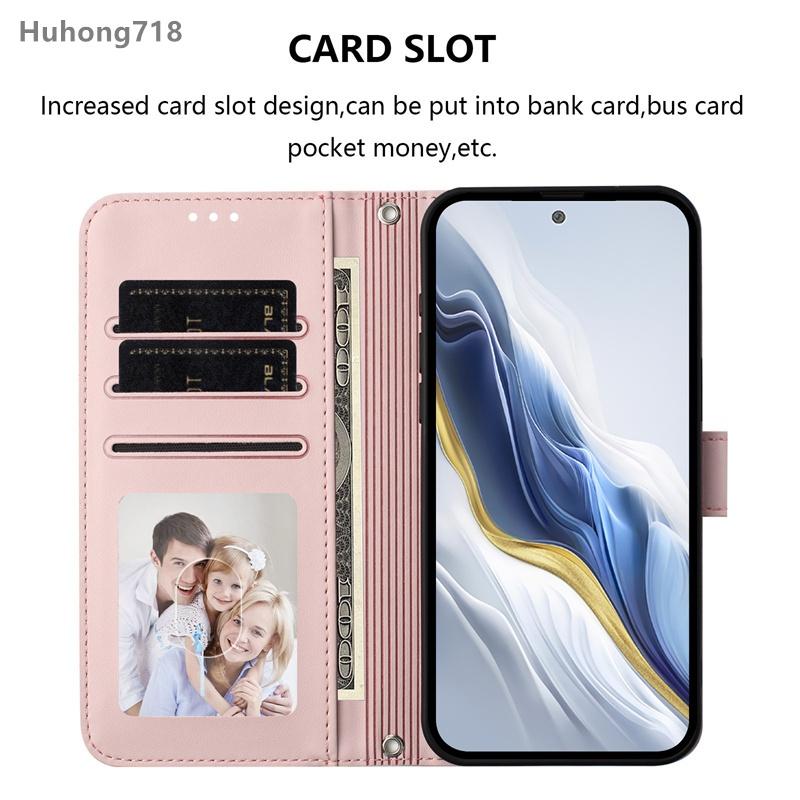 Flip Case for Samsung Galaxy A3 A320 A5 A520 2017 A6 A7 A750 A8 A530 2018 X Cover 4 4S 5 6 7 Pro G390 Note 10 Lite 5G Leather Wallet Card Slots Cover