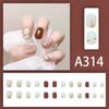 24Pcs French Multiple Styles Fake Nails Press On Nails Gel On Painted Reusable Fast Wearable Nail Tips Detachable Full Finished