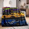 1PC GT, GTR R34 Blanket, Throw For Sofa, Bed, Travel, Camping, Livingroom,